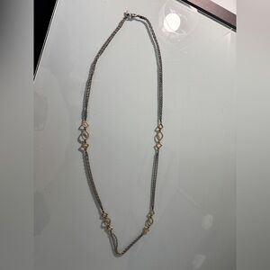Lucky Brand Gold and Silver Long Necklace